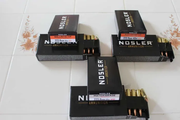 nosler ammo used for review
