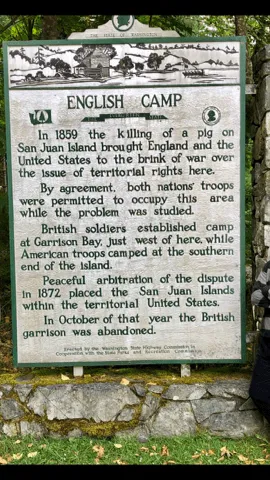 pig war sign