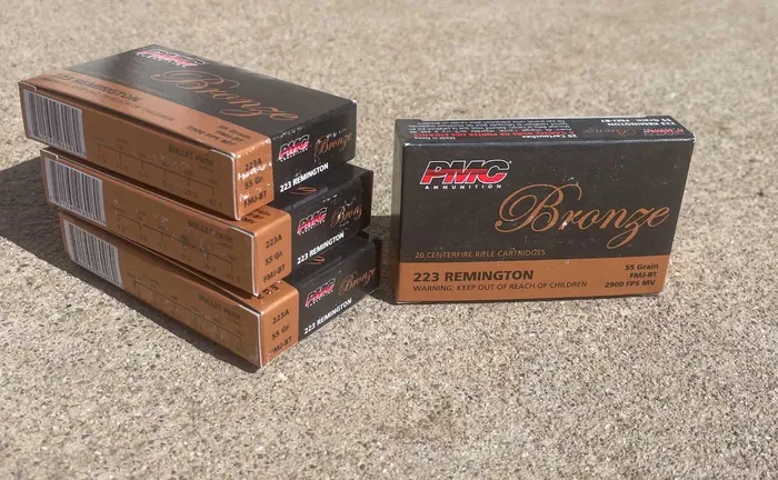 pmc bronze 55 grain ammo