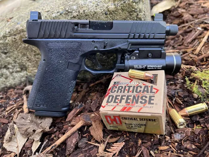polymer80 pfc9 review with hornady critical defense ammo