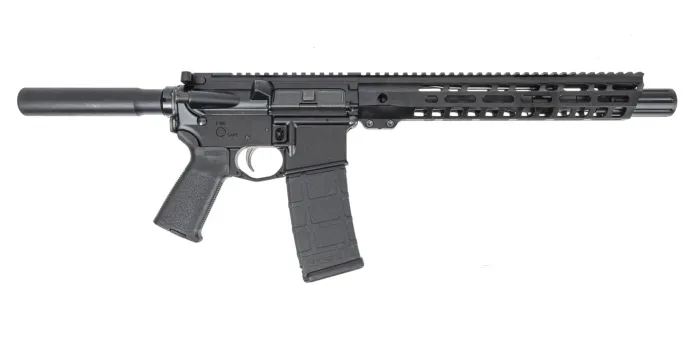 PSA 10.5" Carbine-Length 5.56 NATO 1/7 Phosphate 12" M-Lok MOE EPT Pistol, Black