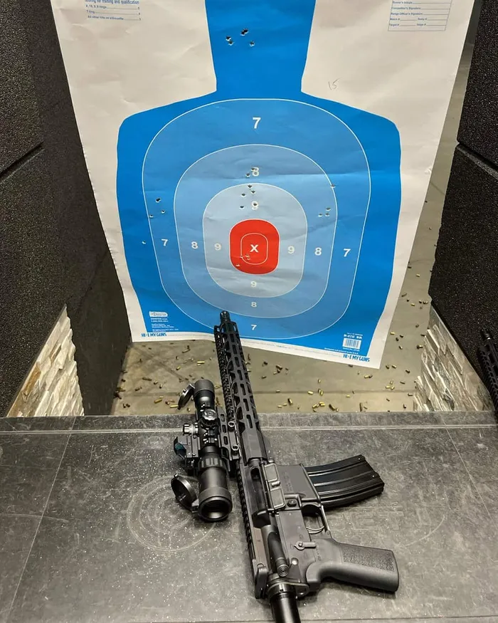 radical firearms ar-15 range test groupings