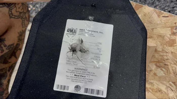 rma armament level iv plate review penetration 3