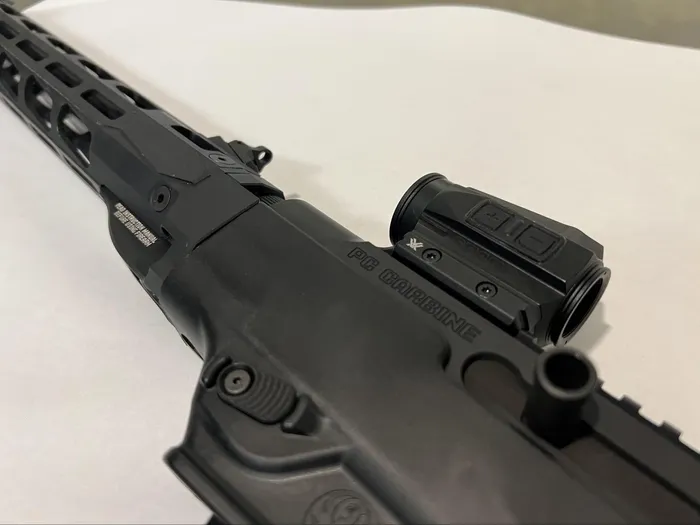 ruger pc carbine review vortex red dot