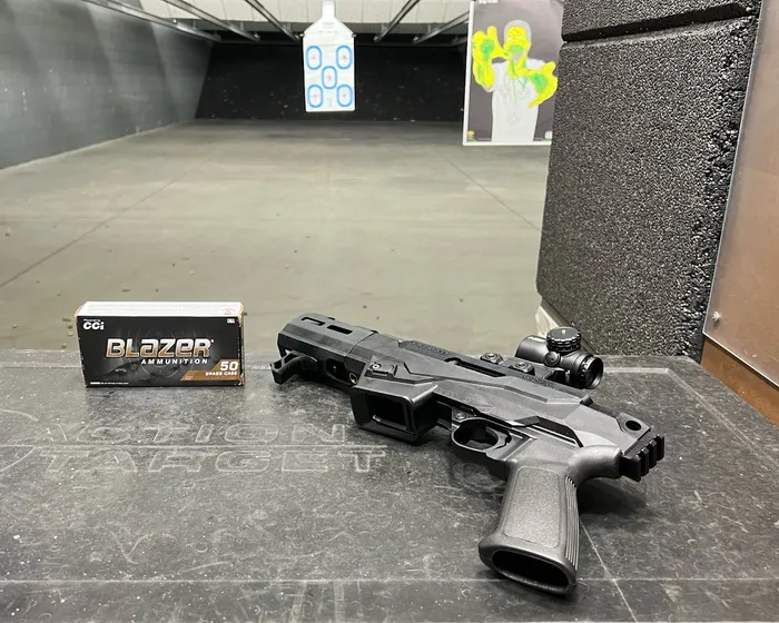 ruger pc charger with cci blazer ammo range test