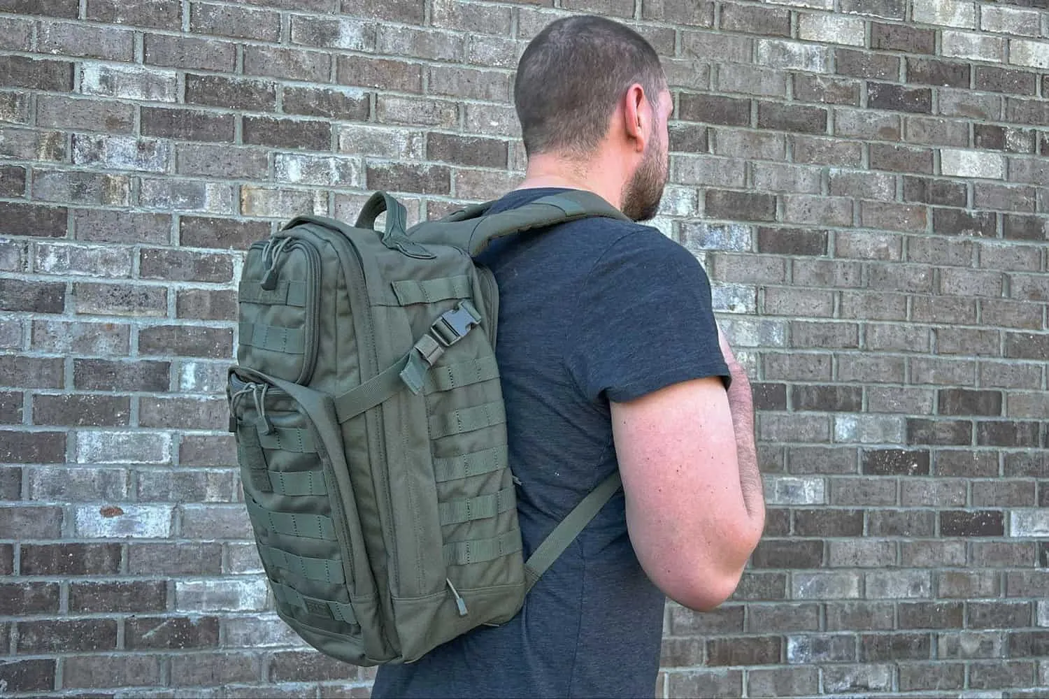 ryan domke with 5.11 rush 24 2.0 tactical backpack