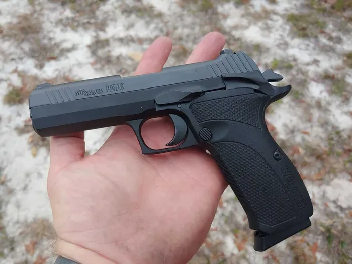 Sig sauer p210 carry hands on