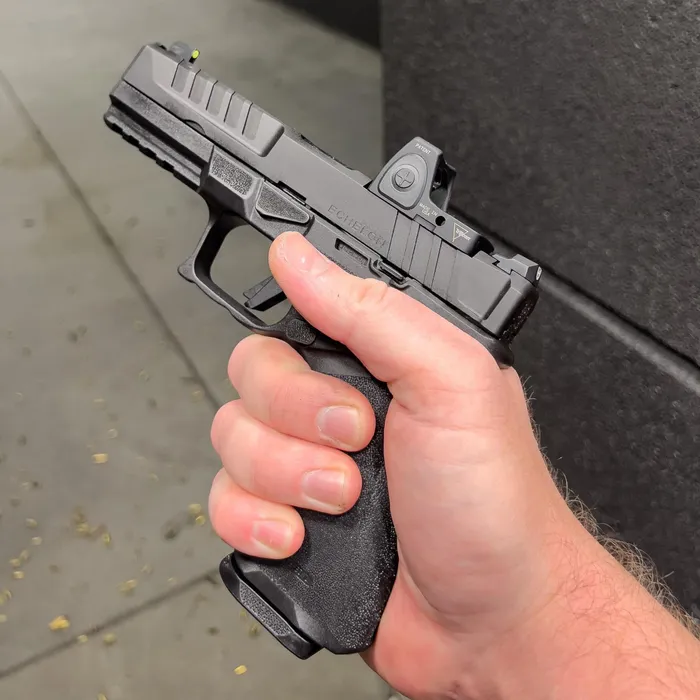 springfield armory echelon hands on review at the range with trijicon rmr 2