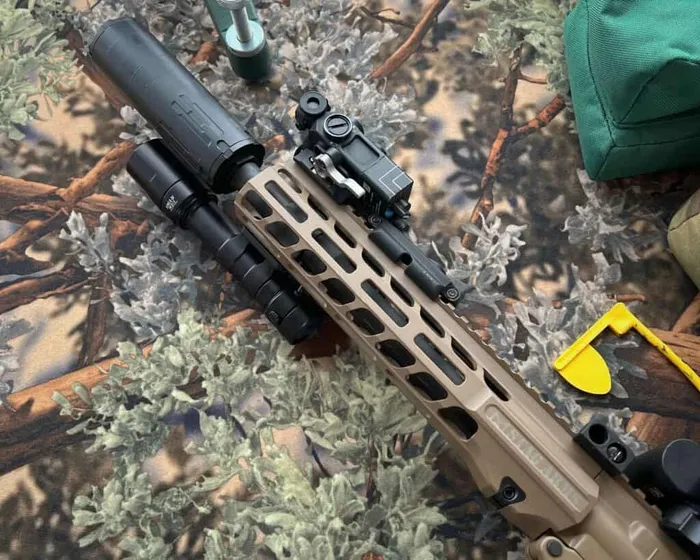 stag 15 pursuit pistol barrel with suppressor