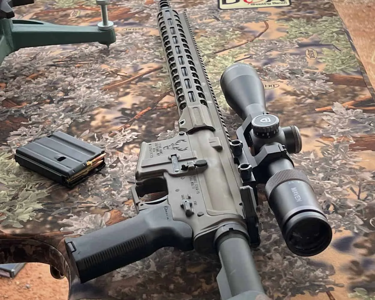 stag 15 pursuite rifle range test with magazine