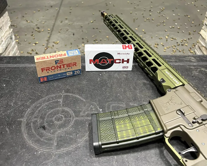 stag spctrm rifle range test with frontier ammo hornady match ammo