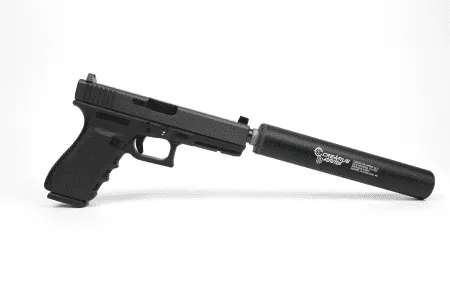 suppressed 45 pistol