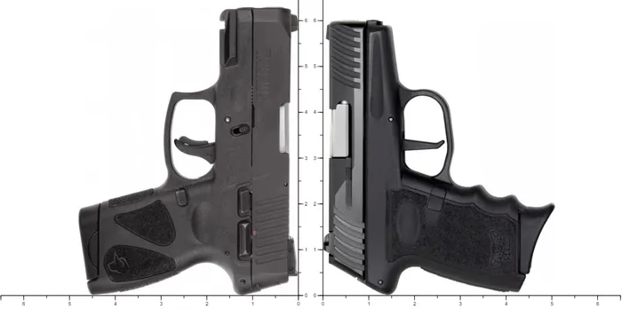 taurus g2s sccy dvg side by side