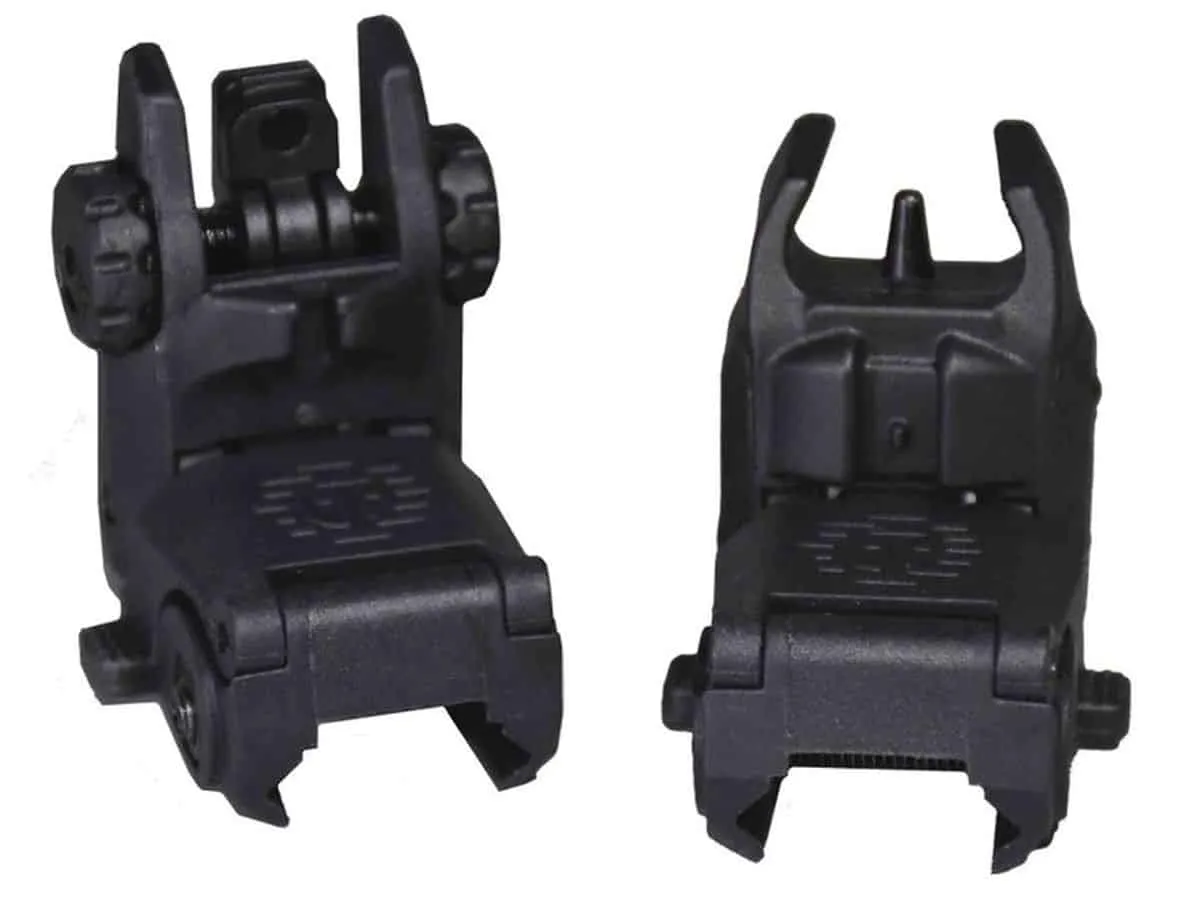 Tippmann Arms Front And Rear Flip Up Sights