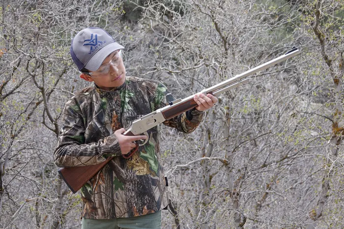 tristar lr94 lever action shotgun review test young kid