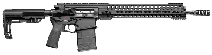 Patriot Ordnance Factory Revolution Gen4 Semi-Automatic .308 Win Rifle, 16.5" Barrel, 20-Round Magazine, M-LOK Rail, Black