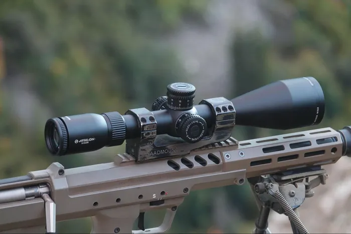 Athlon Heras 6-24X56 FFP Scope Review on desert tech srs a2 covert