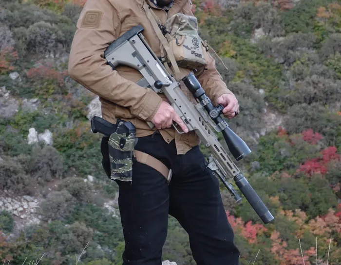 Athlon Heras 6-24X56 FFP Scope hands on with duty pistol