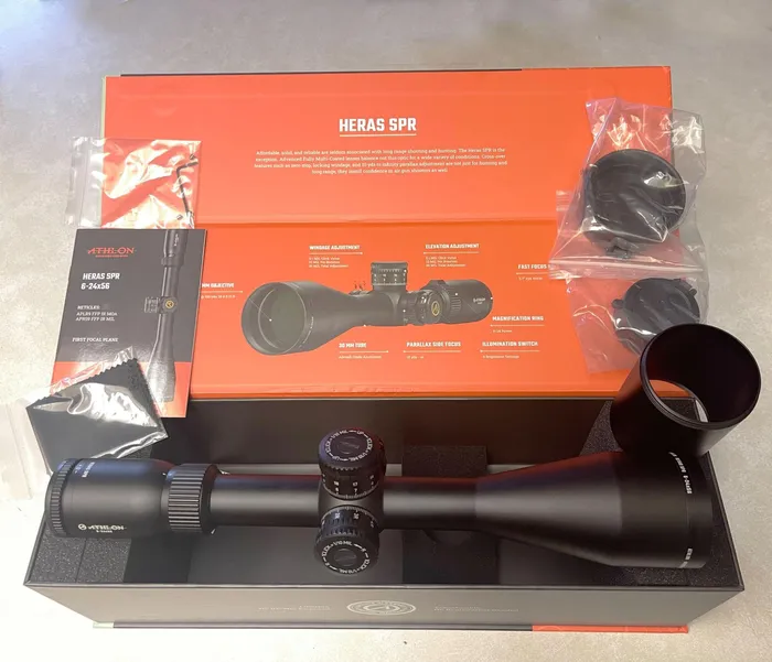 Athlon Heras 6-24X56 FFP Scope unboxing