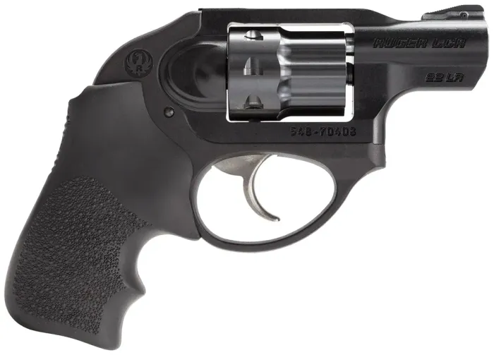Ruger LCR 22LR 1.87" 8-Round Matte Black Revolver with Hogue Tamer Monogrip