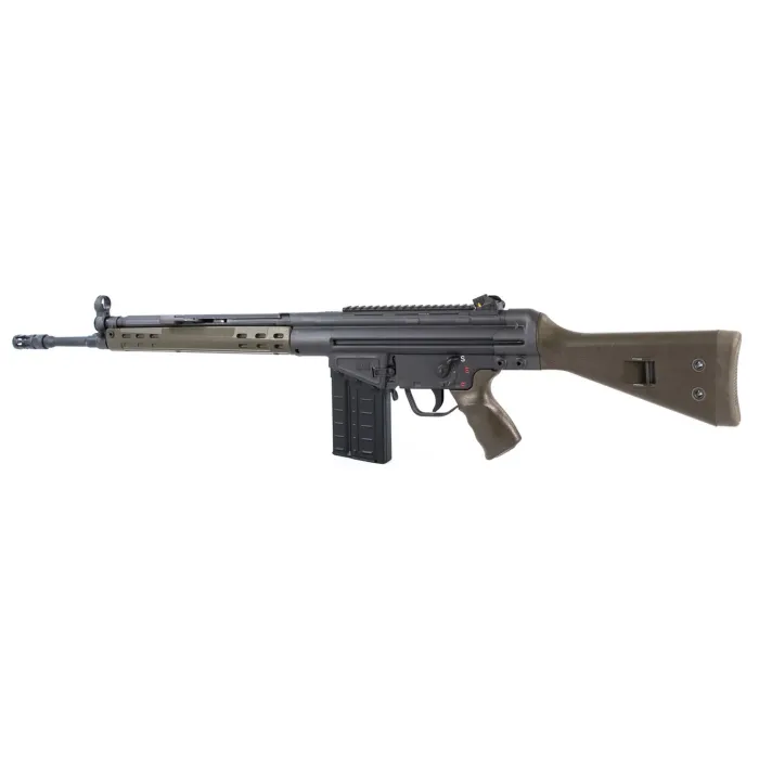 PTR Industries PTR-91 GIR Semi-Automatic Rifle, .308 Win, 18" Barrel, 20 Rounds, OD Green with Rail