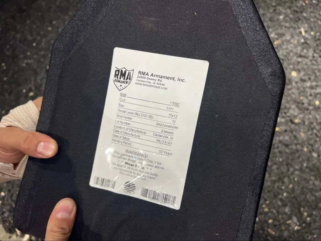 rma armament level iv plate review penetration