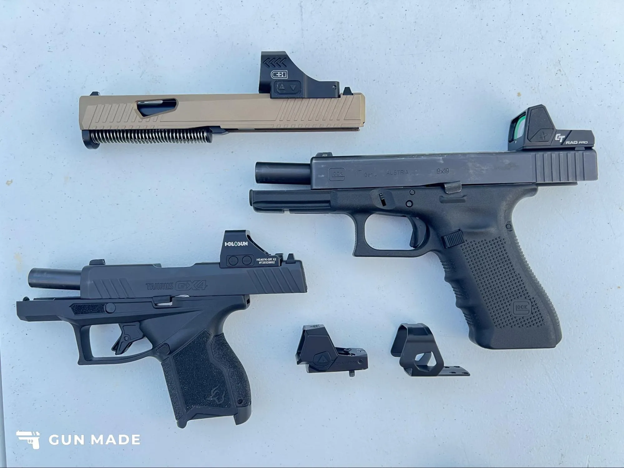 12 Best Budget Red Dots In 2024 Hands On Testing   Testingreddotsonvarioushandguns 