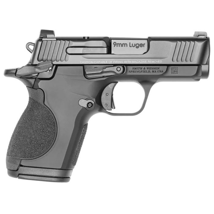 Smith & Wesson CSX 9mm Micro-Compact Semi-Automatic Pistol, 3.1" Barrel, Black, 10/12 Round Mags - Model 12615