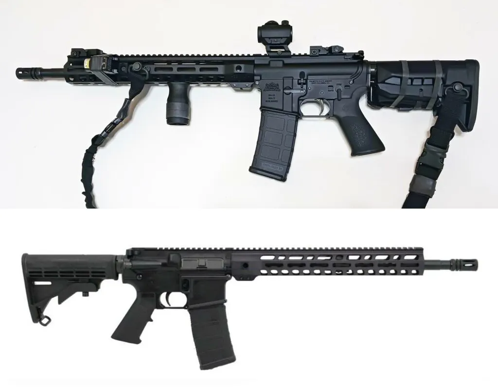 psa blem ar-15 compared to stock version