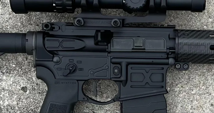Faxon ION-X rifle showcasing Radian Talon safety selector and ambidextrous charging handle for both right and left-handed users