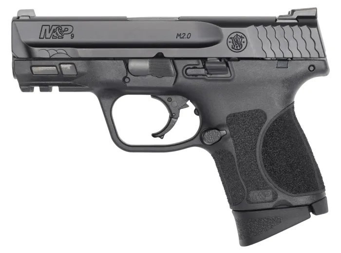 Smith & Wesson M&P9 M2.0 Sub-Compact 9mm Luger, 3.6" Barrel, 12+1 Rounds, Black Armornite, No Thumb Safety
