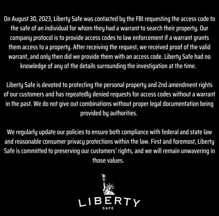 Liberty Safe Controversy What You Should Know