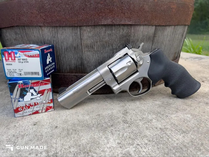 ruger gp100 with hornady ammo