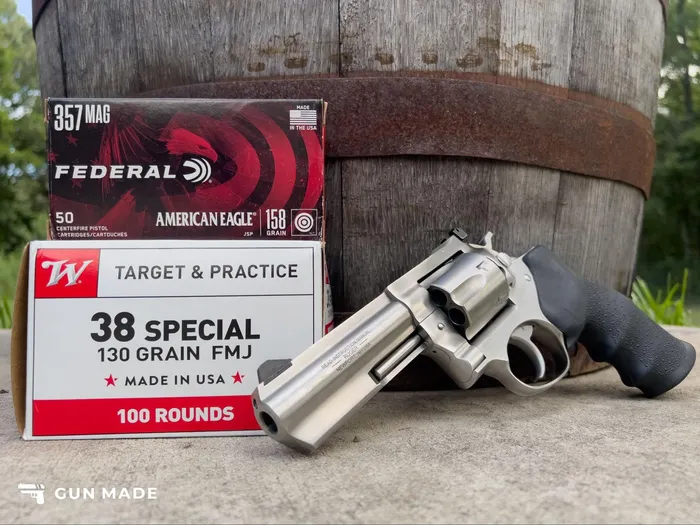 ruger gp100 with winchester and federal range ammo