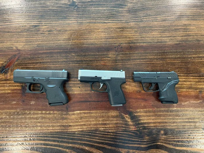 Glock 26 vs Kahr CM9 vs Ruger LCP II