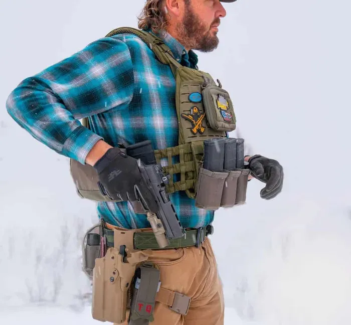 safariland als holster review test and unholster in winter conditions