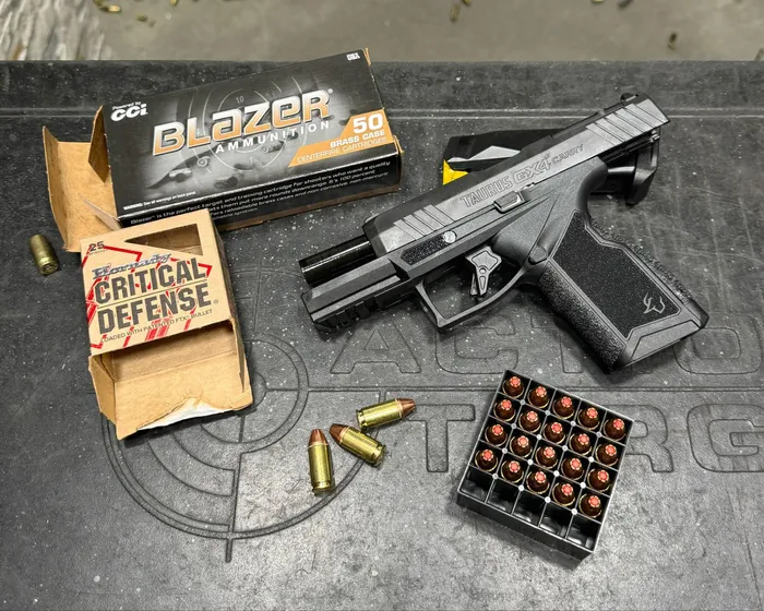 taurus gx4 carry toro hands on review with cci blazer hornady critical defense 9mm ammo