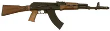Kalashnikov USA KR103 7.62X39 16.5" Black Rifle with Rustic Brown Wood Folding Stock 30RD