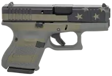 Glock G27 Gen 5 Subcompact .40 S&W 3.43" Barrel, 9-Rounds, Operator Flag Cerakote Frame & Slide, Modular Backstrap
