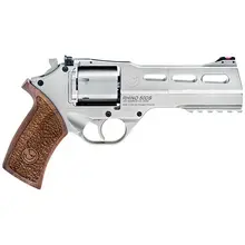 Chiappa Firearms White Rhino 50DS 357Mag 5 FOS Nickel 6RD CF 340223