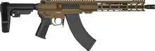 CMMG Banshee MK47 7.62x39mm 12.5" Pistol with 30rd Ripbrace - Bronze