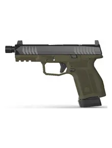 AREX Delta M Gen 2 Tactical Olive 9mm Pistol with 4.6" Threaded Barrel, 17RD, Optic-Ready