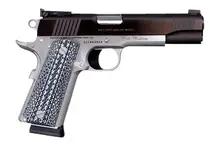 Colt 1911 Custom Competition 9mm Luger 5" Stainless Steel Handgun with Blue Checkered G10 Grip