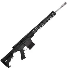 Great Lakes Firearms GLFA AR10 Rifle, 6.5 Creedmoor, 20" Stainless Steel Barrel, Black, 10RD