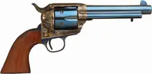 Cimarron P-Model 1873 Revolver .357 Mag, 5.5" Barrel, 6 Rounds, Walnut Grips, Charcoal Blued, Color Case Hardened Frame
