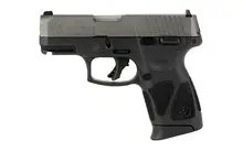 Taurus G3C 9mm Tungsten/Black Compact Pistol with 3.2" Barrel and 12-Round Capacity