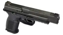 FN America FNS-9L Long Slide 9MM Pistol, 5in 17RD Black with Flag 66725-CUST-002