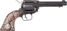 Heritage Rough Rider .22LR 4.75" Revolver with Blued Snake Skin Grips (TALO) RR22B4SNK