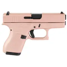 Glock 42 Sub-Compact .380 ACP, 3.25" Barrel, Rose Gold, 6-Round, 2 Mags
