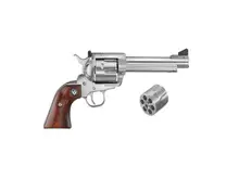 Ruger Blackhawk Flattop Convertible Stainless Revolver - .357 Magnum/9mm, 5.5" Barrel, 6 Rounds